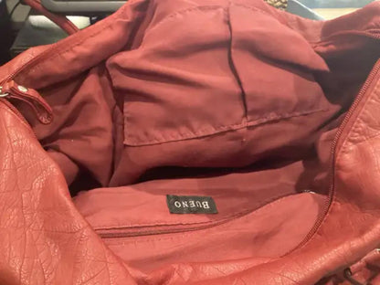 NEW Bueno Red Shoulder Bag