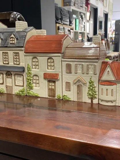 Ceramic Houses for Kitchen Storage