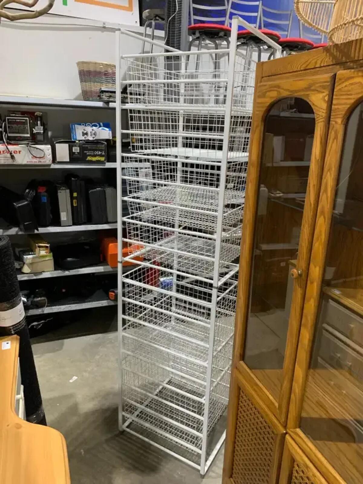 IKEA JONAXL Wire Basket Shelf