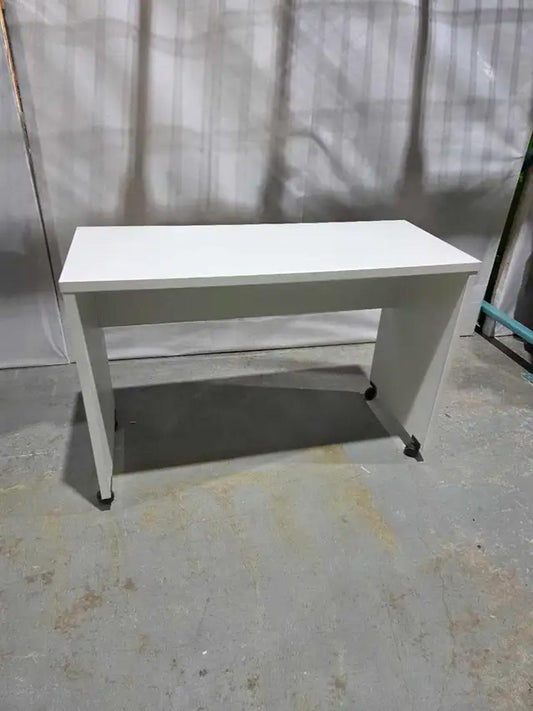 White Small Rolling Desk