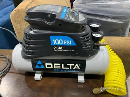 Delta ShopMaster 2 Gallon Air Compressor with 1/4” hookup
