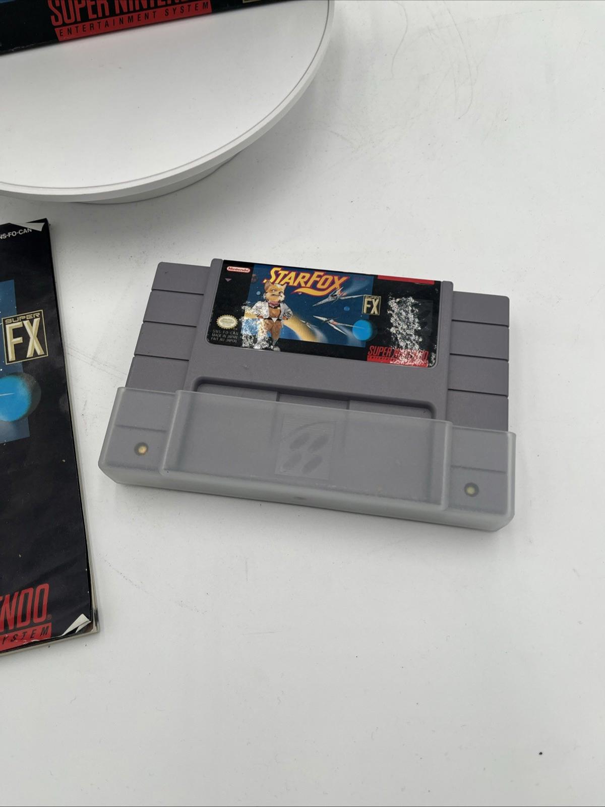 STARFOX (Super Nintendo, SNES, 1993) — CIB Complete With Manual