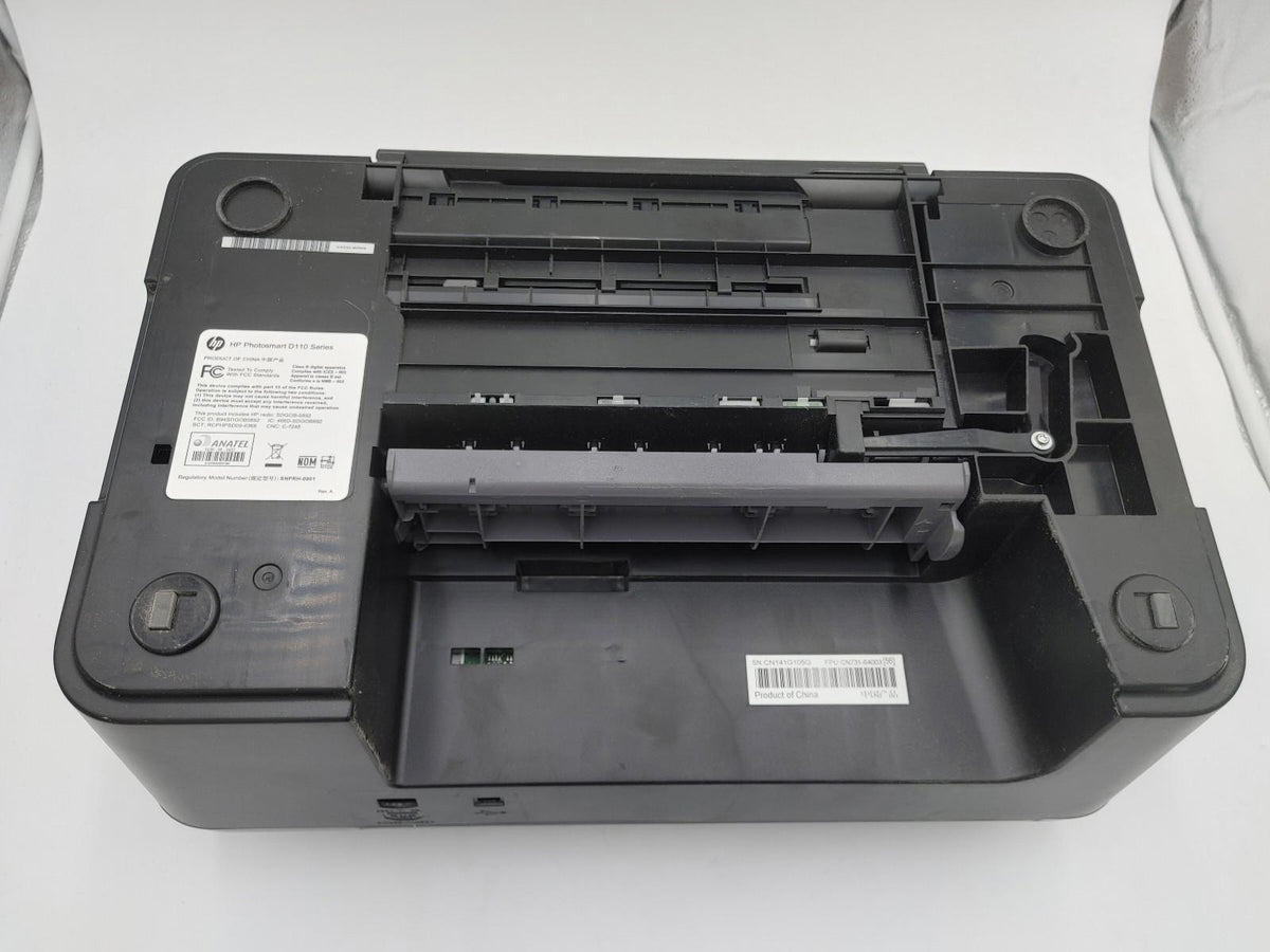 Imprimante tout-en-un HP Photosmart D110 noire en bon état, non testée