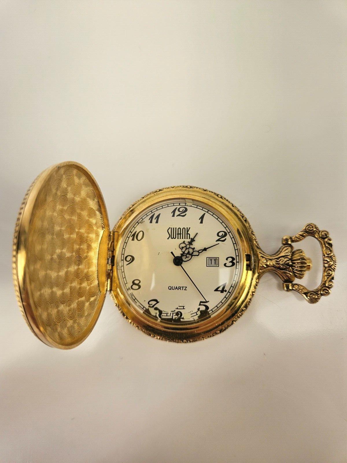 Vintage Swank Pocket Watch *Not Tested*