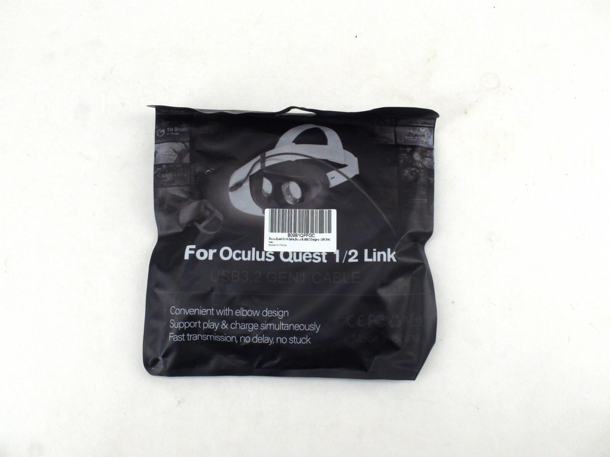 16ft USB-C Cable For Oculus - USB 3.2, 5GBPS - High Speed Data Link Cable - New