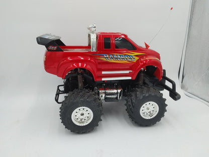 Vintage Good Condition RadioShack RamRod RC Red Pickup Truck Untested