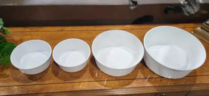 White Ceramic Ramekin Set of 4