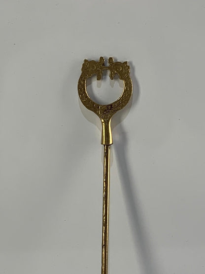 Vintage Brass Candle Snuffer Solid Engraved Design Handle Ornate