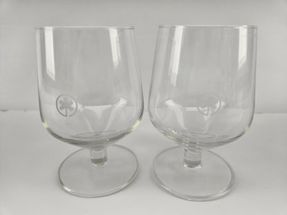 Lot of 2 - 1988 Olympic Glasses
