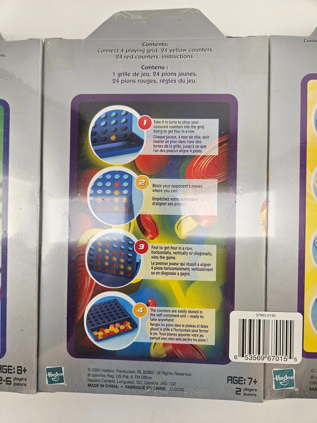 Travel Games To Go - Clue - Guess Who - Connect 4 - Monopoly