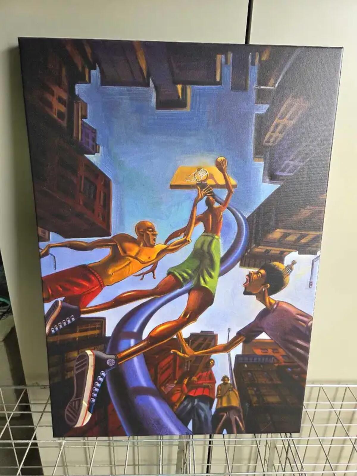 Basketball Art on Canvas