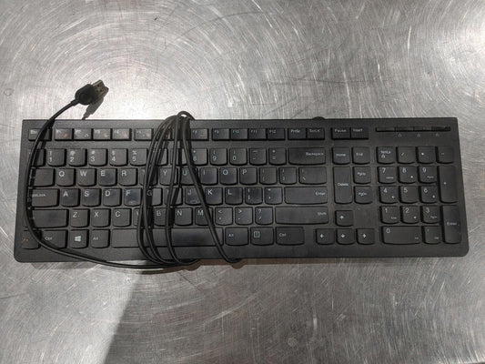 GOOD CONDITION Lenovo KB4721 USB Full size Keyboard Black