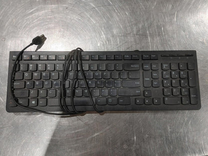 GOOD CONDITION Lenovo KB4721 USB Full size Keyboard Black
