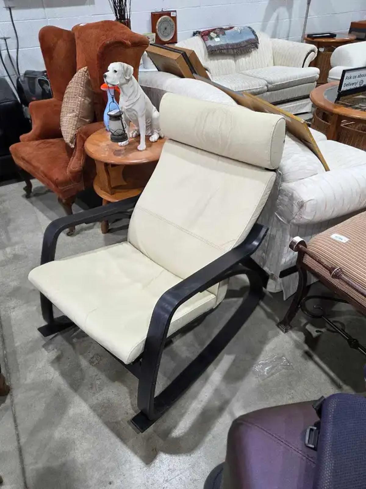 IKEA Poang Rocking Chair - Faux Leather