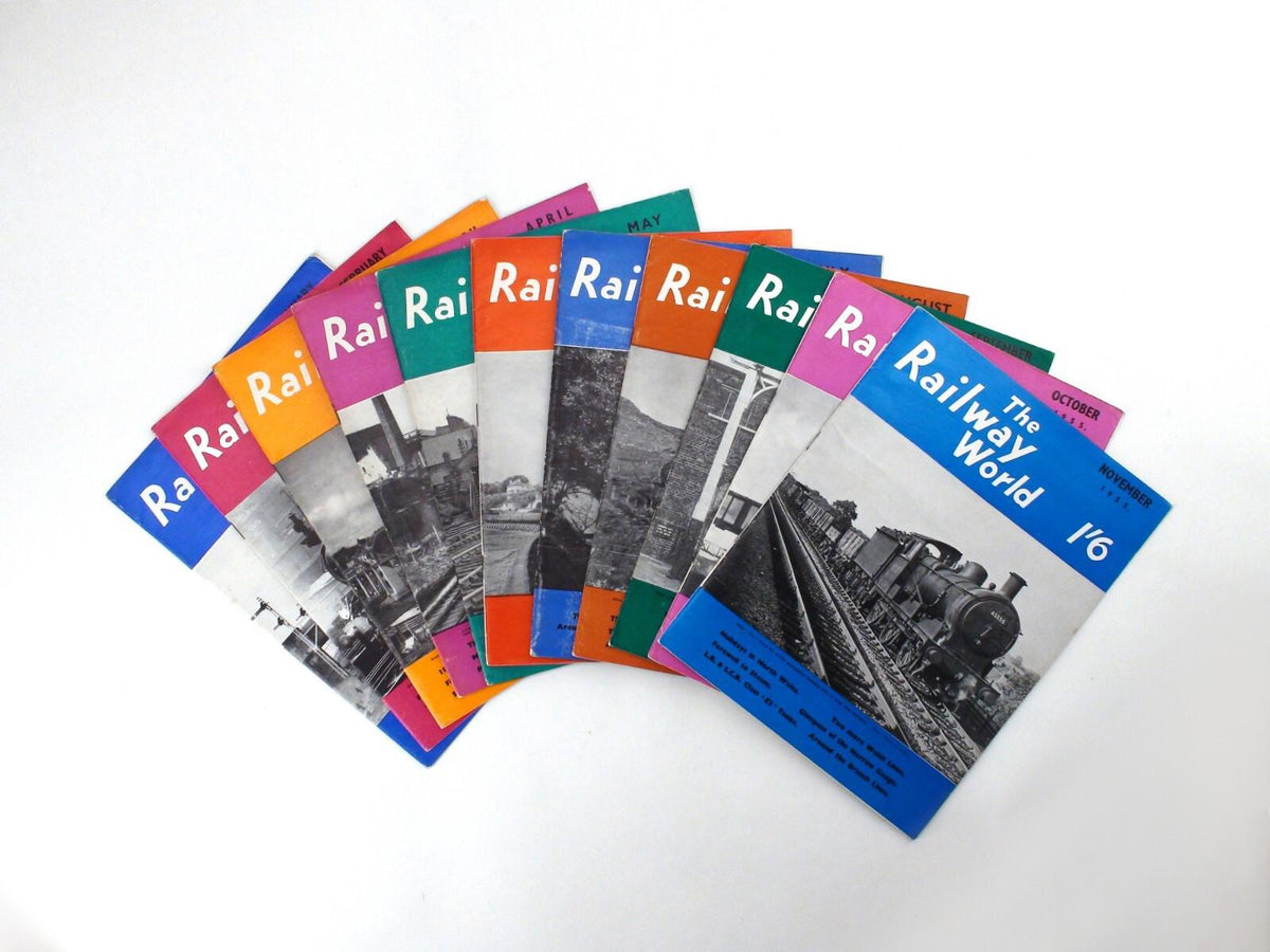 The Railway Magazine 1955 Lot, 11 Issues January - November, Great Condition