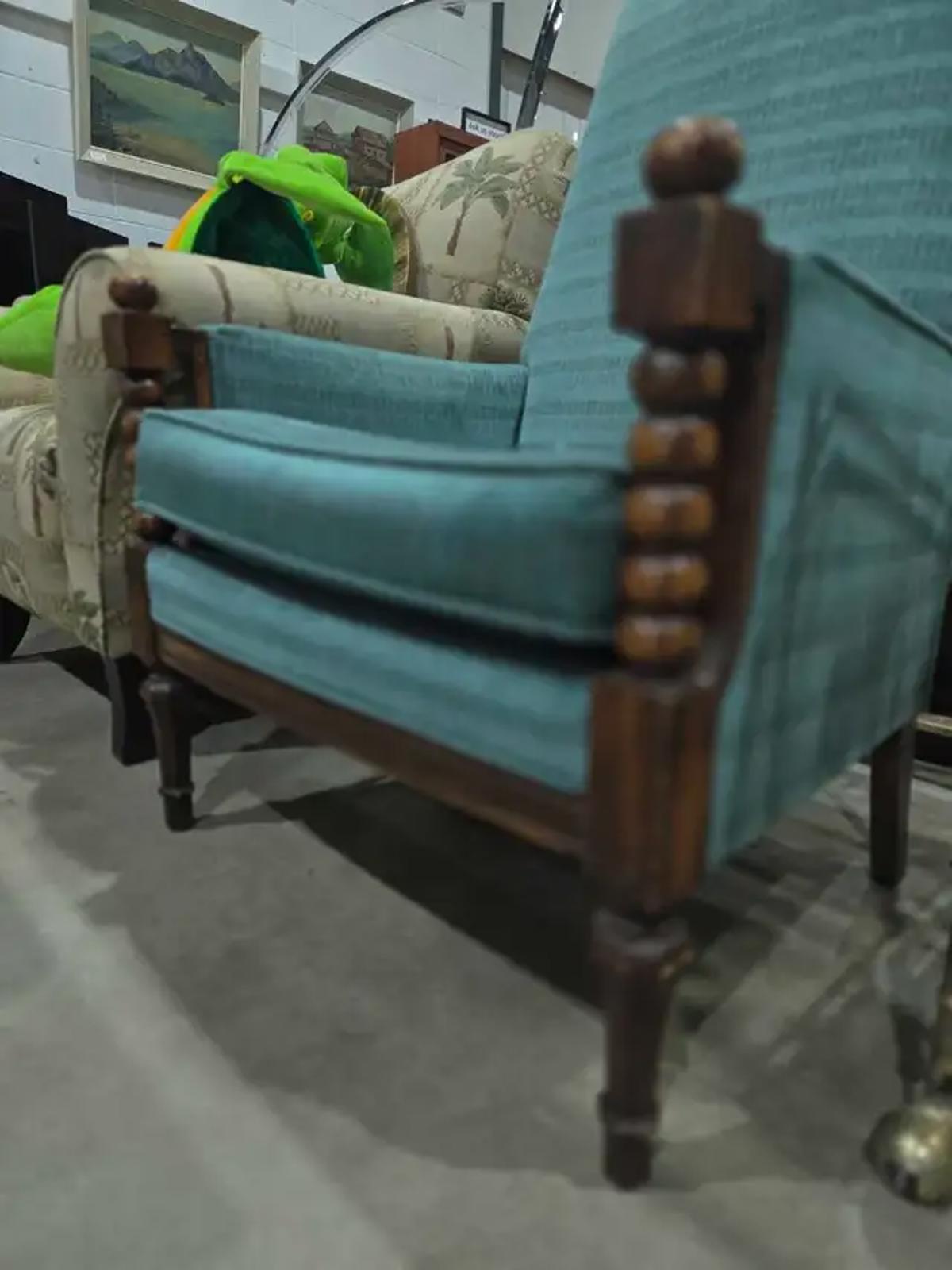 Vintage Arm Chair - Blue