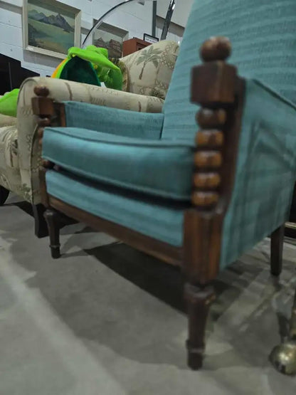 Vintage Arm Chair - Blue