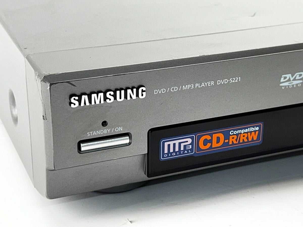 BON ÉTAT Lecteur DVD Samsung DVD-S221 EB-4197 Testé FONCTIONNE !