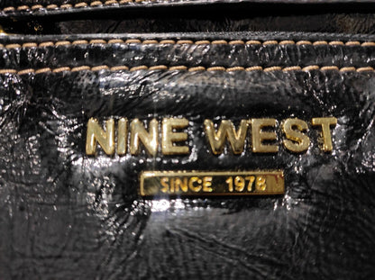 NINE WEST BLACK BUCKLE SHOULDER BAG