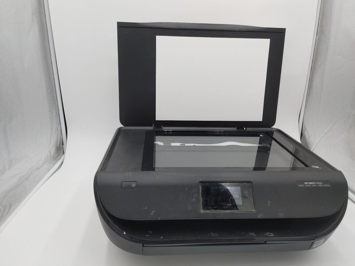 HP ENVY 4520 All-in-One Printer Black Tested Working Needs New Ink - Fair