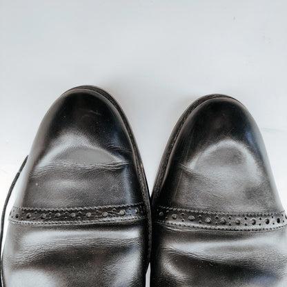 Stacy Adams Black Oxford Derby Brogue Shoes Men's Size 12