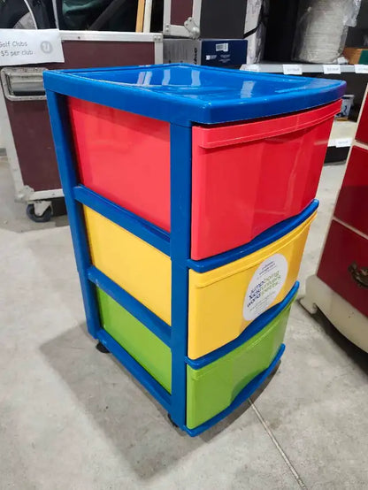 Kids 3-Drawer Storage Cart