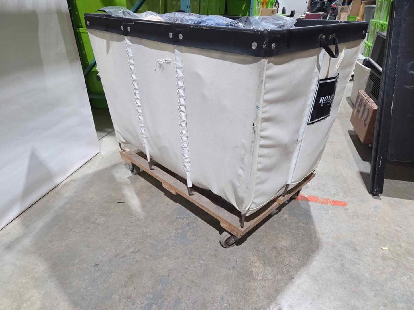 Royal Basket Truck Canvas Rolling Laundry Cart