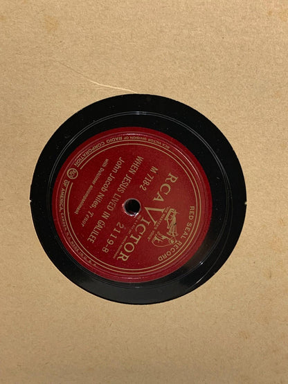 John Jacob Niles - Early American Carols And Folk Songs 10" (4 x Shellac, Album)