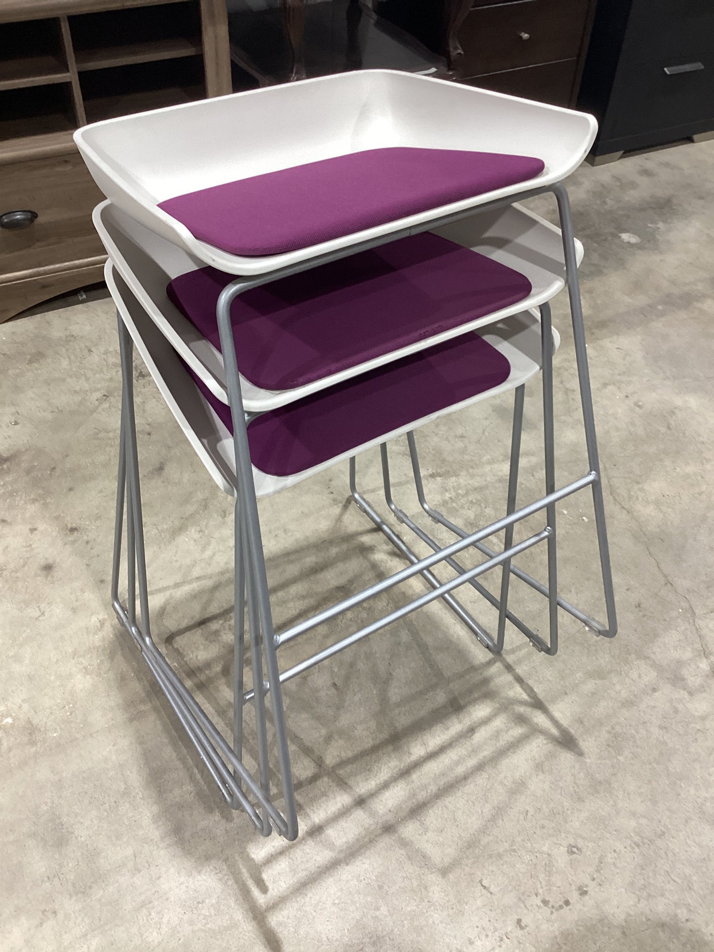 Steelcase scoop barstools