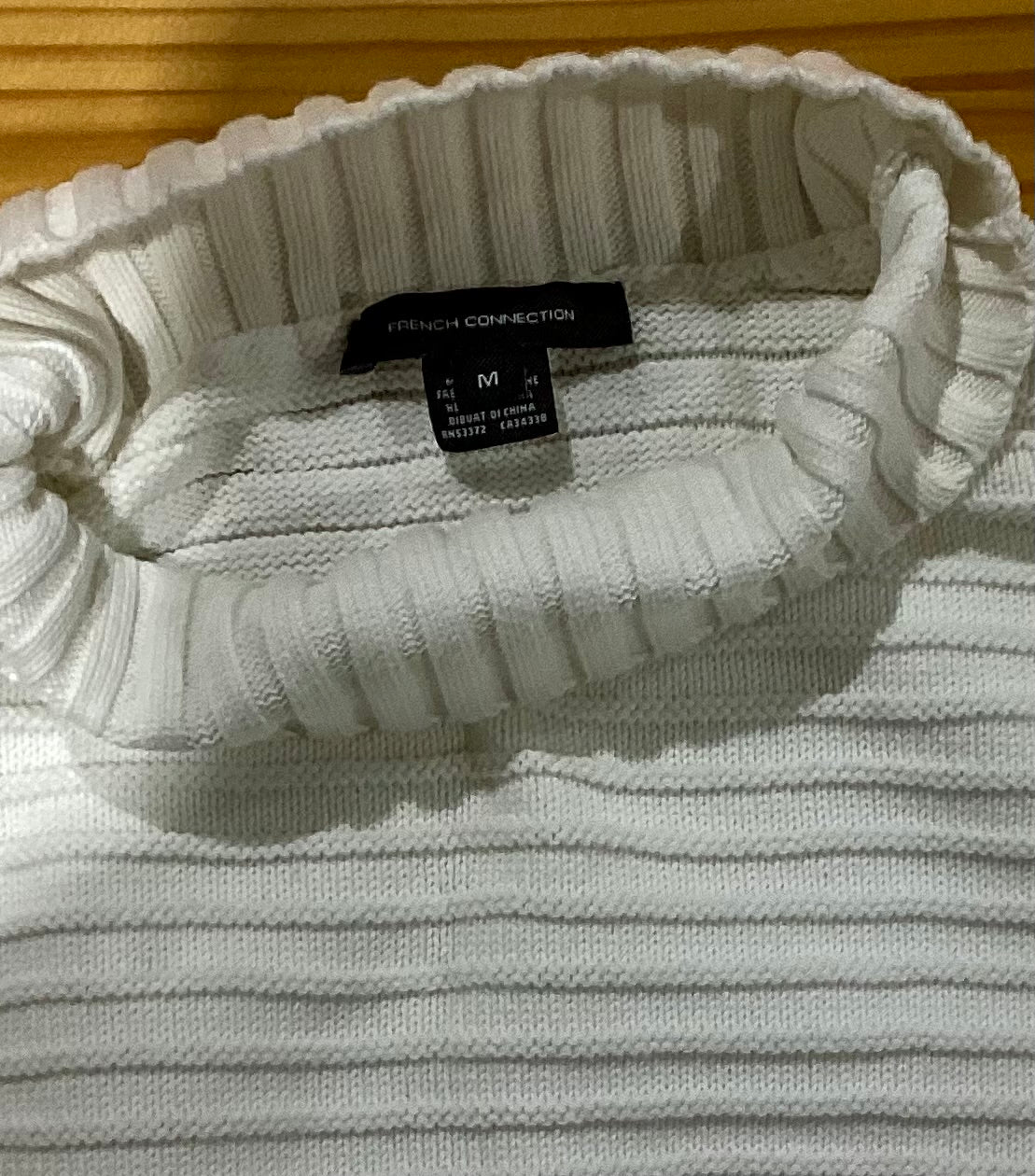 French Connection White Sweater
