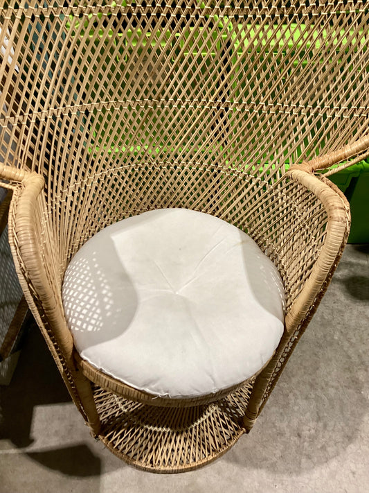 Wicker Peacock Chair