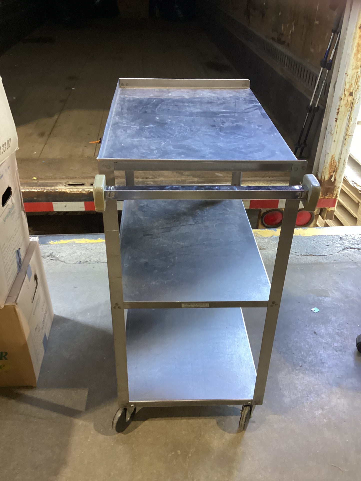 Stainless Steel Rolling Cart