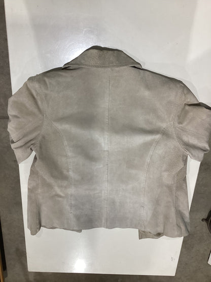 Leather Jacket For Womens Beige Color