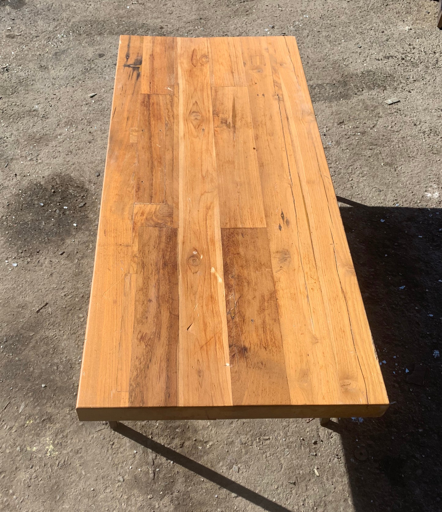 EQ3 Reclaimed Teak Coffee Table