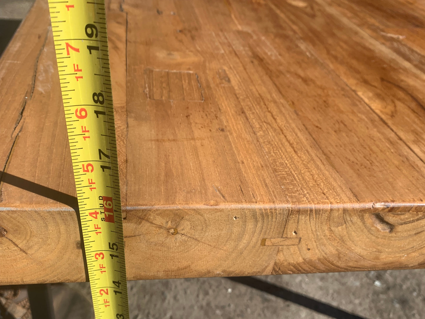 EQ3 Reclaimed Teak Coffee Table