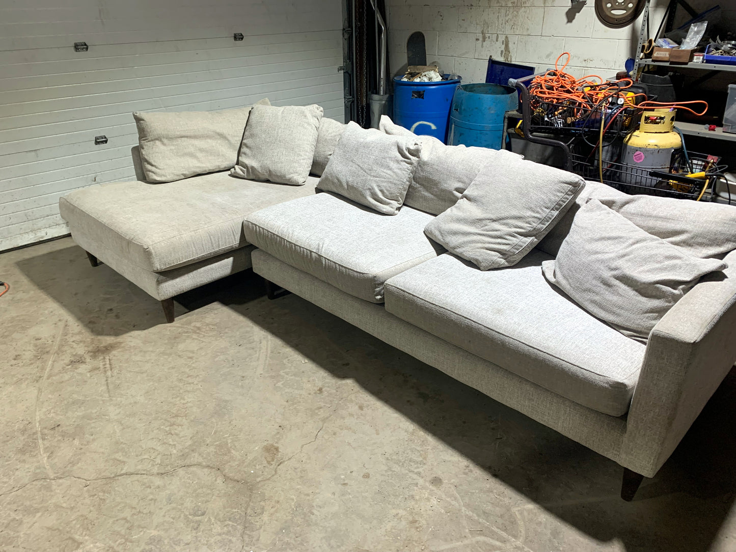 Urban Barn Sectional Sofa Chaise Lounge