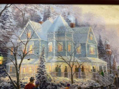 Thomas Kinkade "A Holiday Gathering" Print
