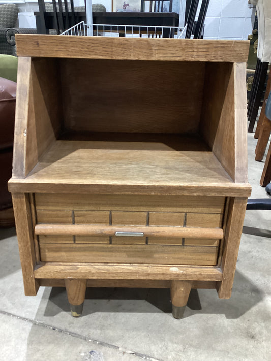 Wooden Nightstand with Drawer