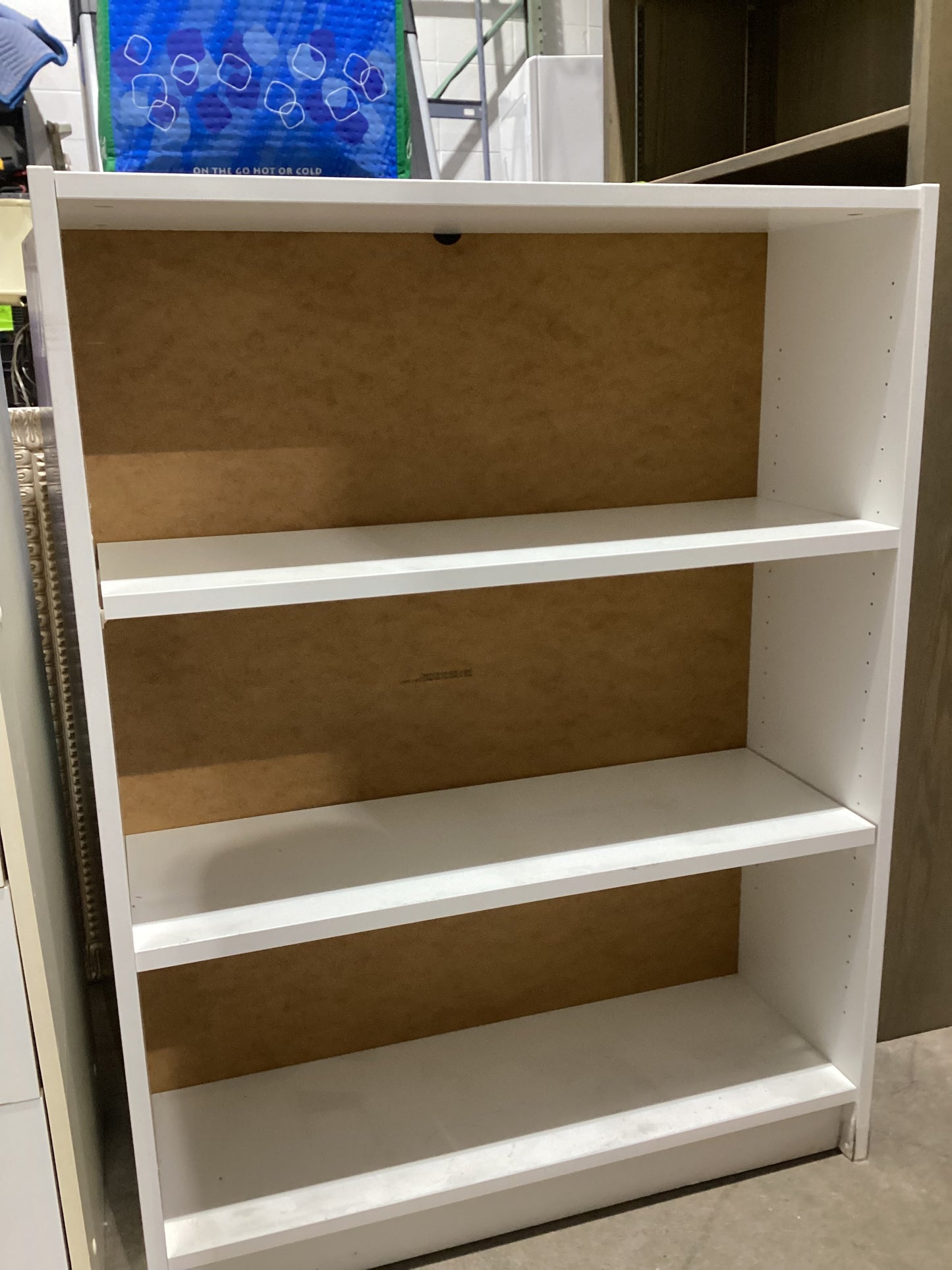 White Bookshelf 31.5x11x42