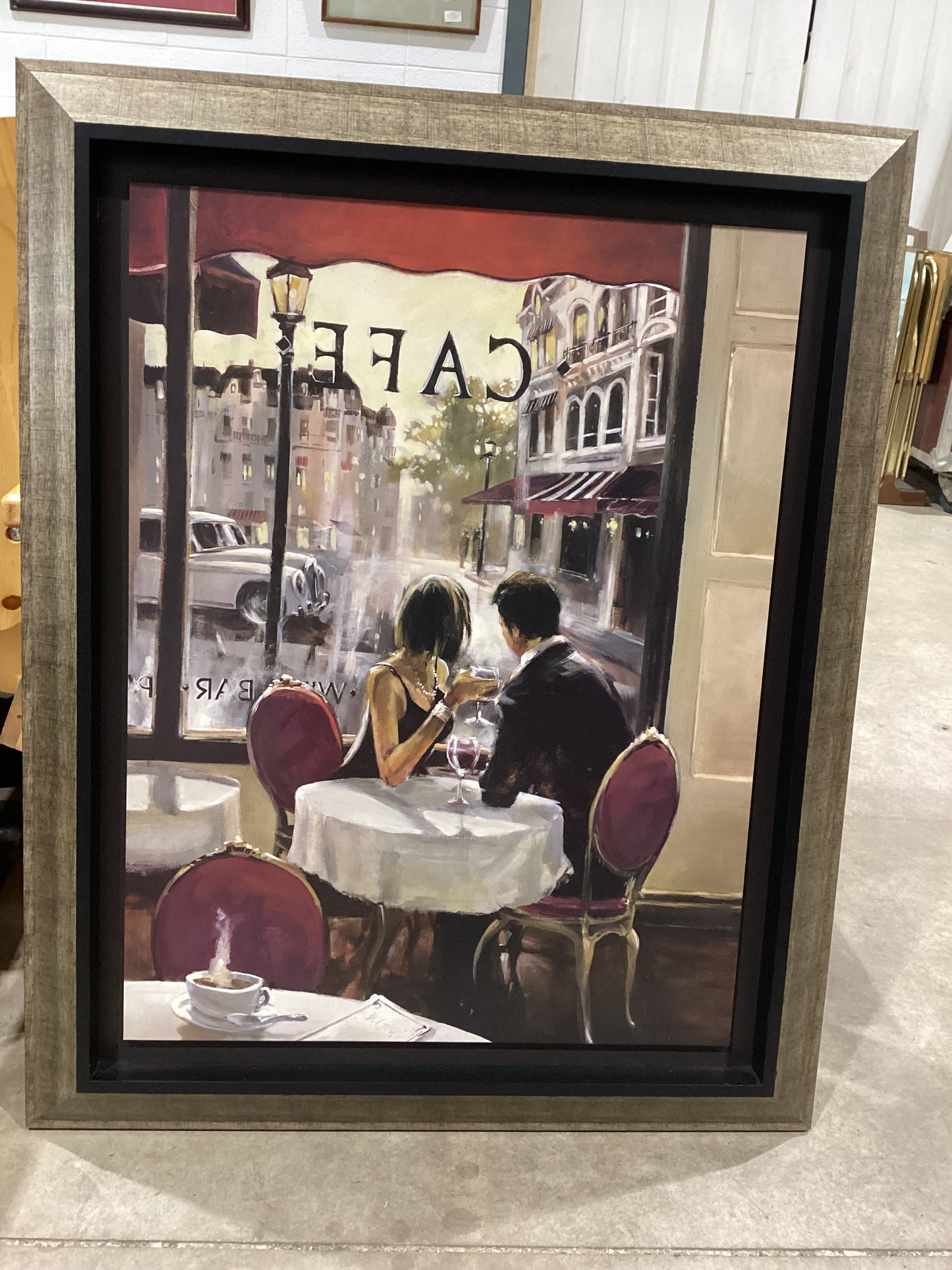 Brent Heighton 'Bowring' Cafe Scene Print