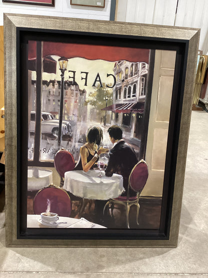 Brent Heighton 'Bowring' Cafe Scene Print