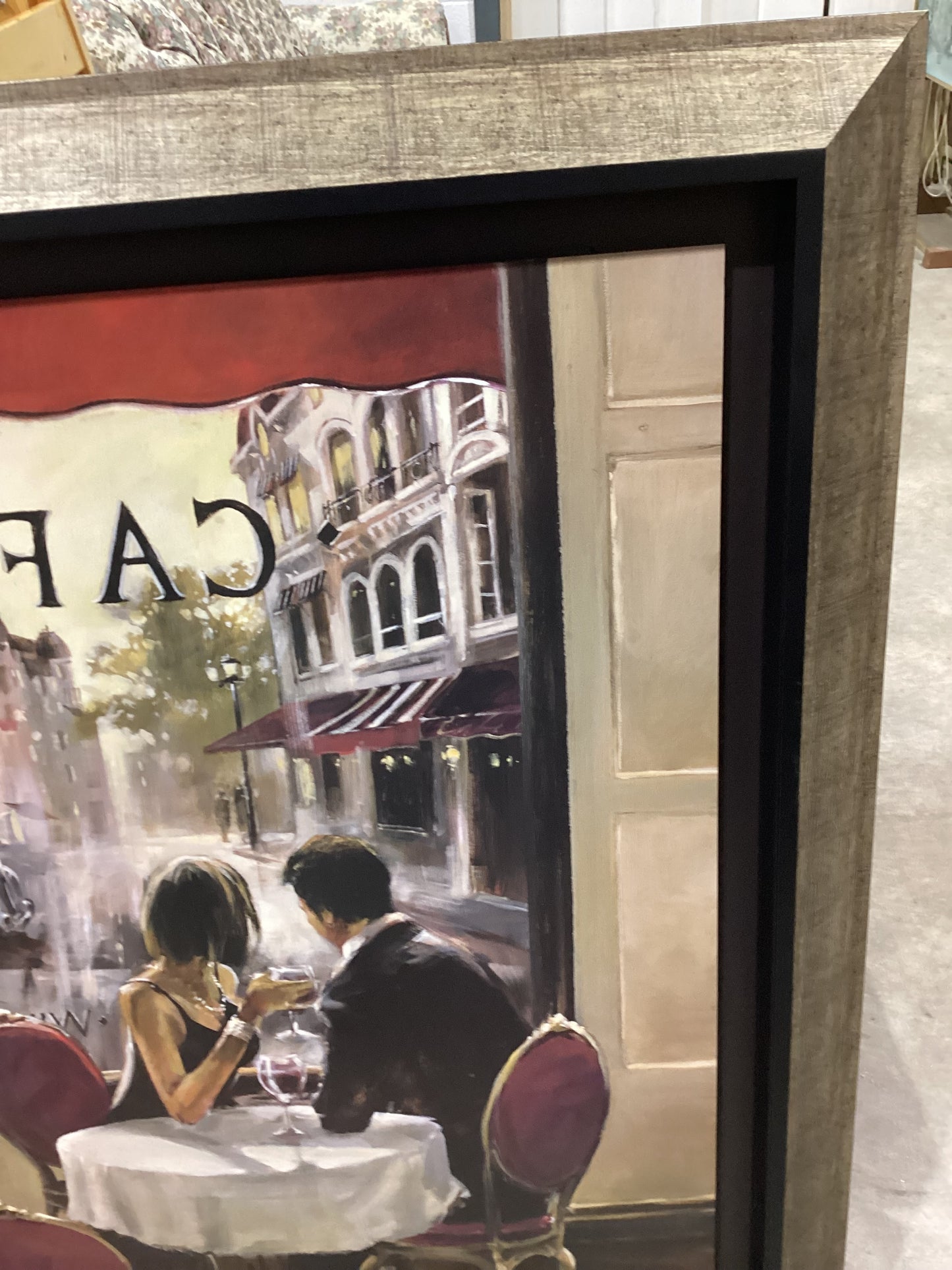 Brent Heighton 'Bowring' Cafe Scene Print