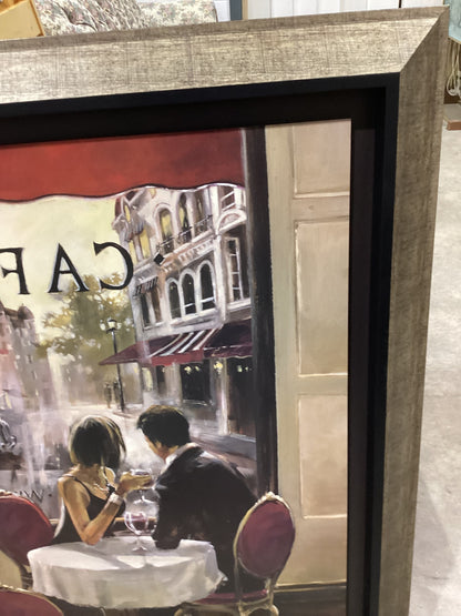 Brent Heighton 'Bowring' Cafe Scene Print