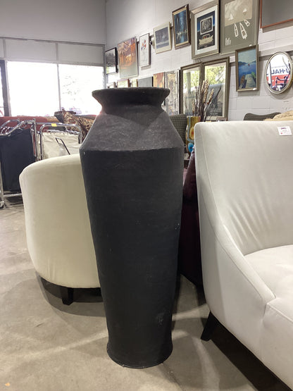 Large Decorative Black Vase