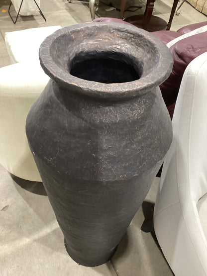 Large Decorative Black Vase