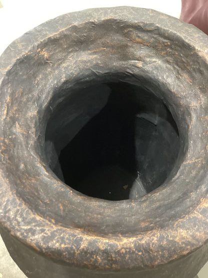 Large Decorative Black Vase