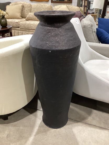 Large Decorative Black Vase