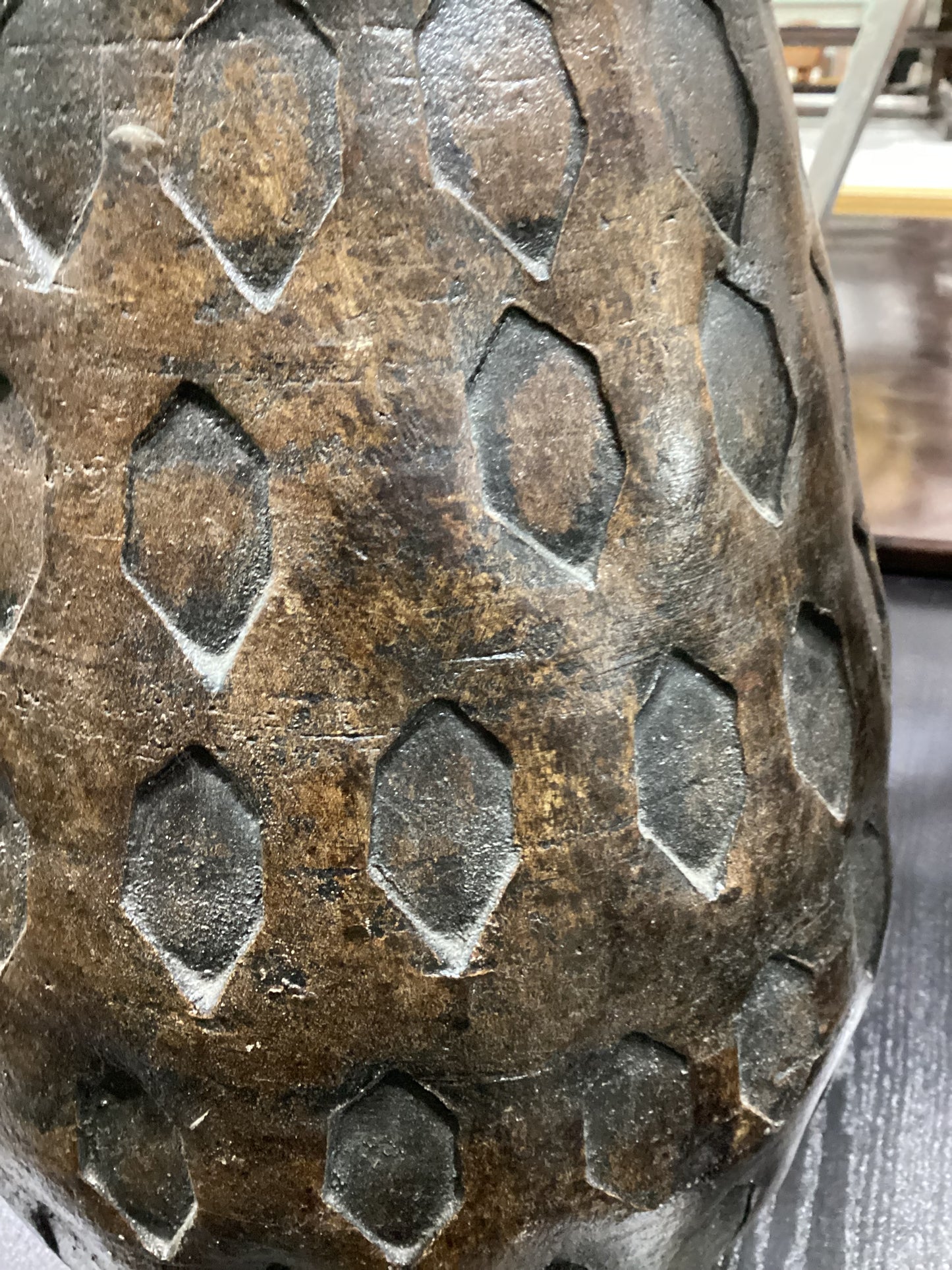 Rustic Brown Decorative Vase