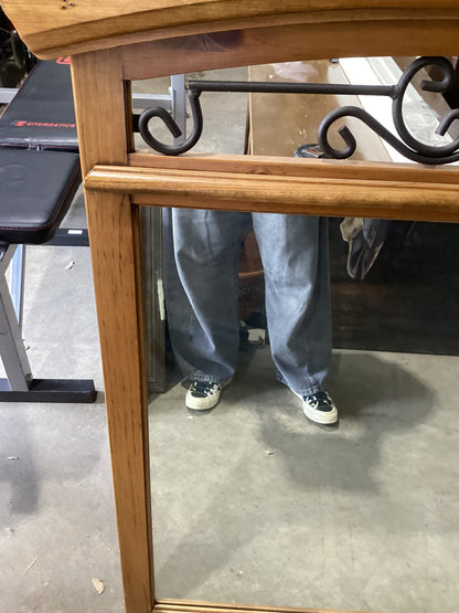 Wood Framed Wall Mirror