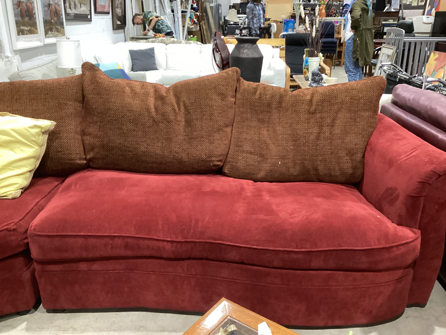 Sectional Sofa with Pullout bed